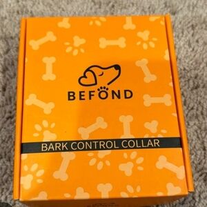 Befond Bark Control Collar in Orange, NIB